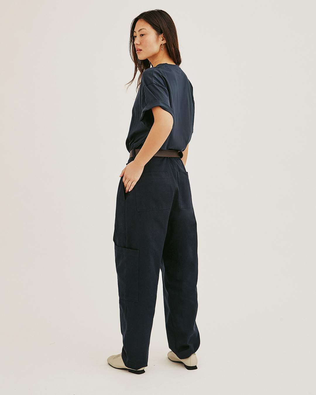 PANTALON RUMI UTILITARIO MARINO 8