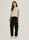 PANTALON RUMI UTILITARIO NEGRO 2