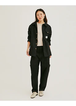 CHAQUETA RUMI UTILITARIA NEGRA 
