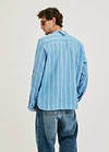 CAMISA MANA STRIPES CYAN 6