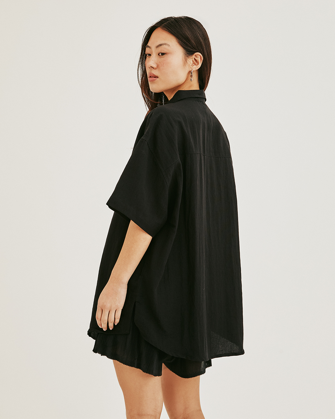 CAMISA LUTEA TWILL NEGRO 3