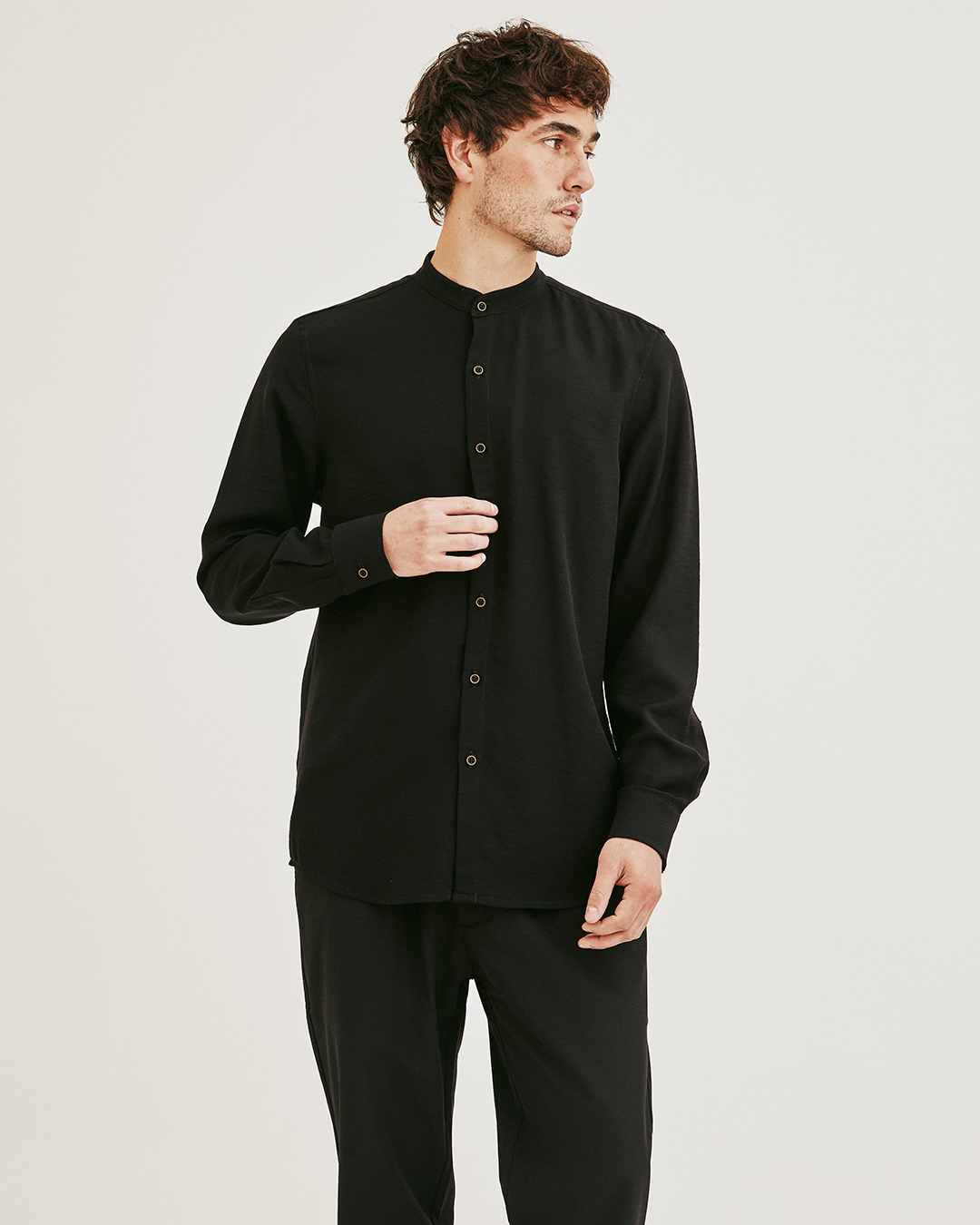 CAMISA TAWA TWILL NEGRO 1