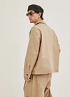 CHAQUETA AWAKI CROP CAMEL 3