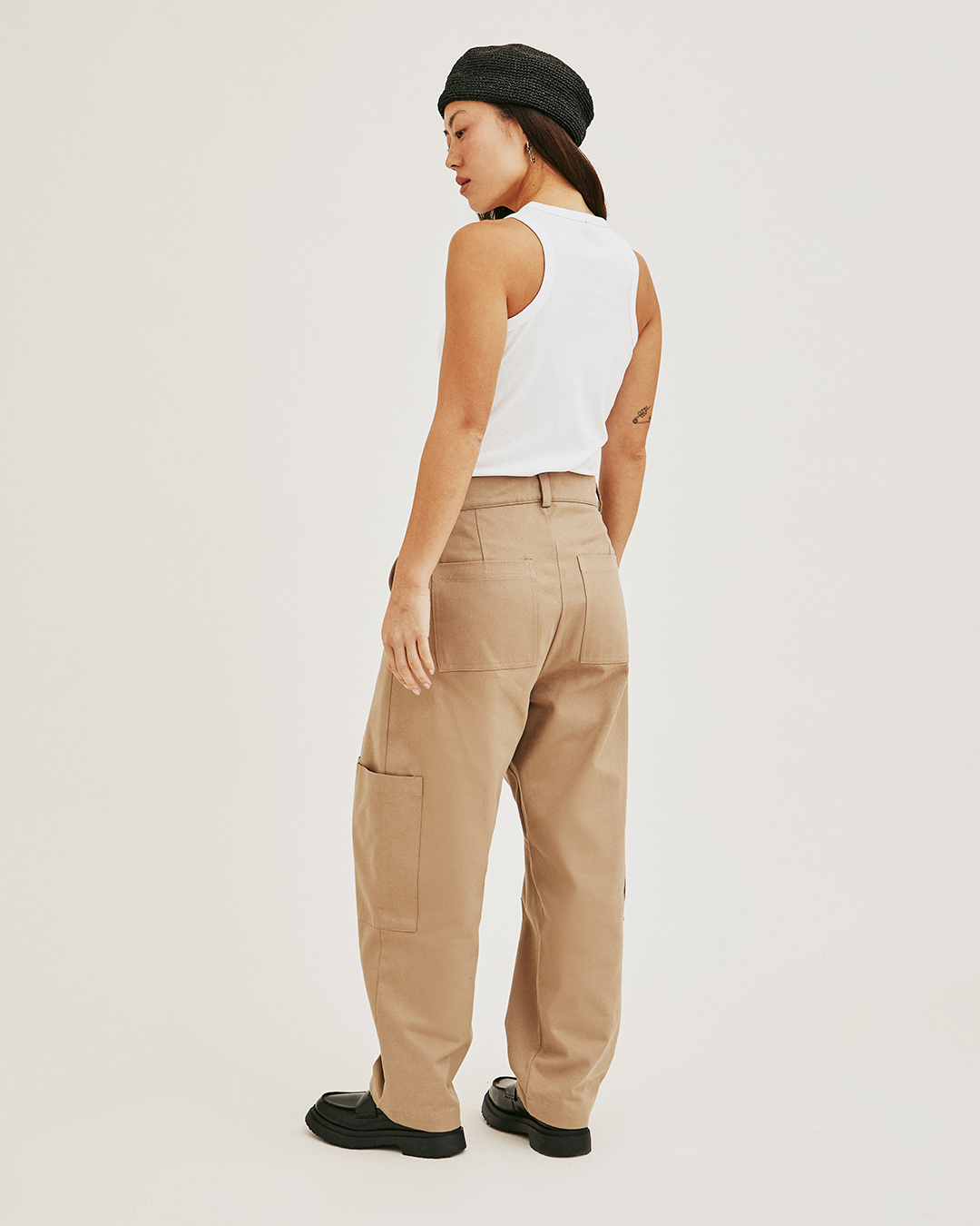 PANTALON RUMI UTILITARIO CAMEL 3