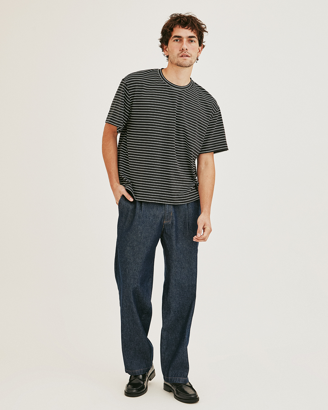 POLERA ATIQ STRIPES BW 10