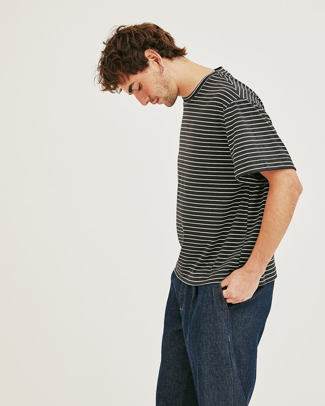 POLERA ATIQ STRIPES BW 6