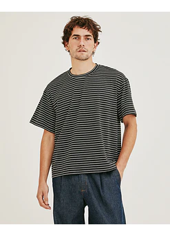 POLERA ATIQ STRIPES BW