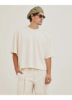 POLERA ANKA BOXY TEXTURA CRUDO 