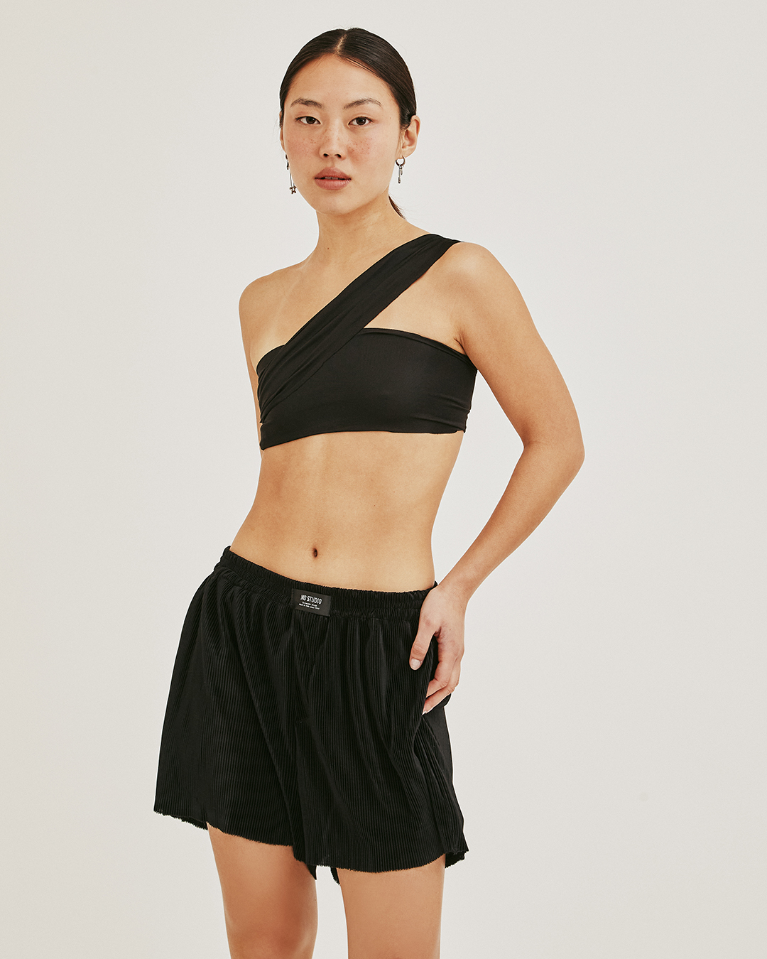 SHORT BOXER HARRY PLISADO NEGRO 1