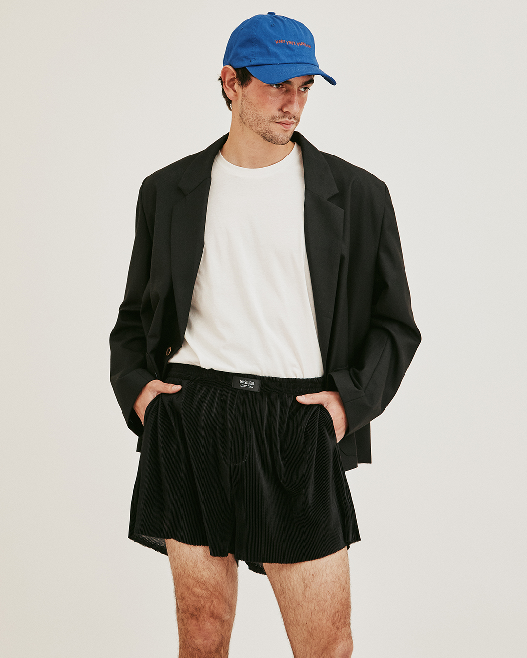 SHORT BOXER HARRY PLISADO NEGRO 2