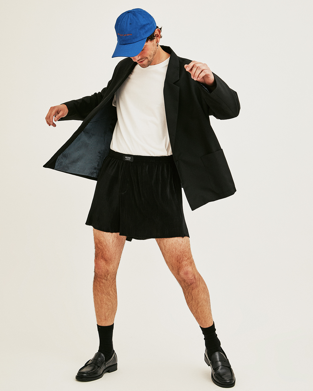 SHORT BOXER HARRY PLISADO NEGRO 4