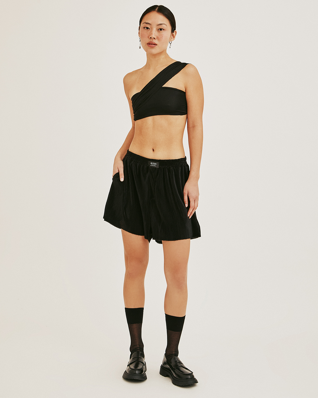 SHORT BOXER HARRY PLISADO NEGRO 7