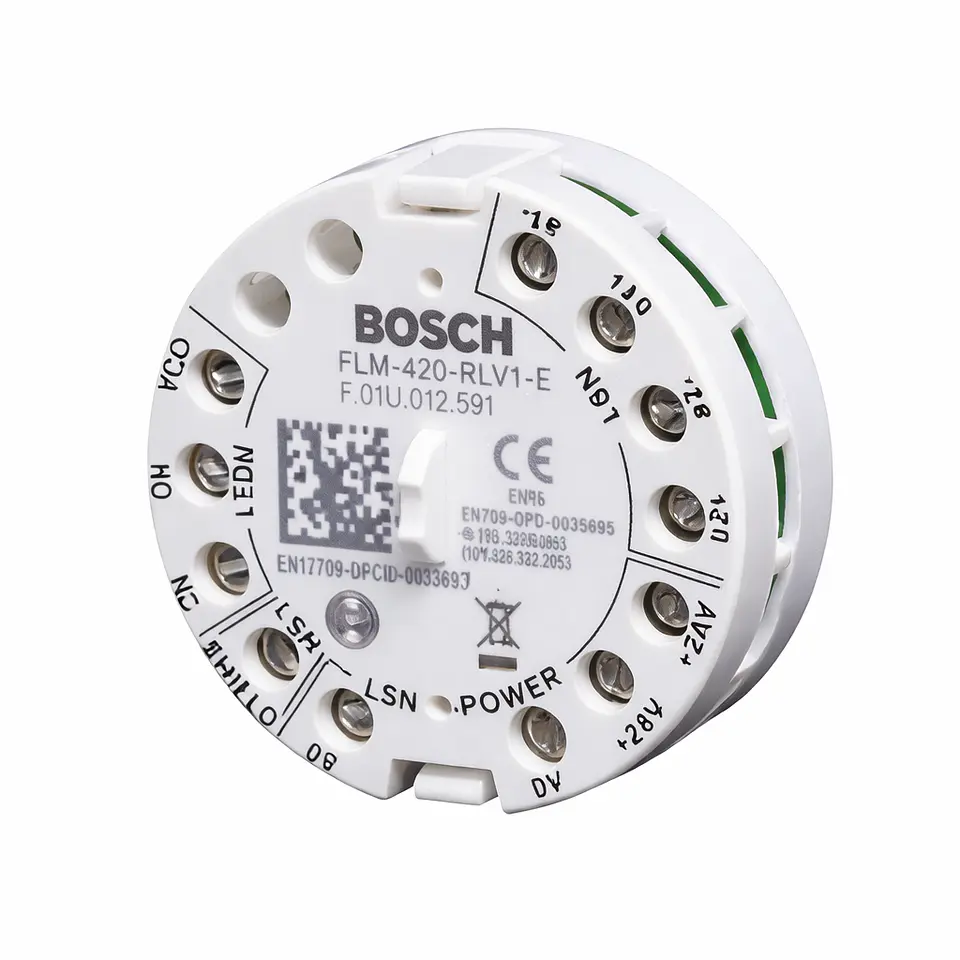BOSCH-FLM420RLV1E— Módulo de Interconexión de Relé de Baja Tensión para Sistemas LSN 1