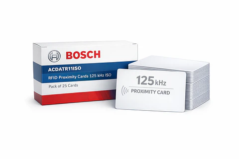 BOSCH-ACDATR11ISO — Tarjetas RFID de Proximidad 125 kHz ISO 25 Piezas para Control de Acceso