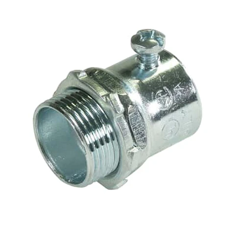 TC122A, ABB, Conector con tornillo para tubo conduit EMT, 3/4 pulgada