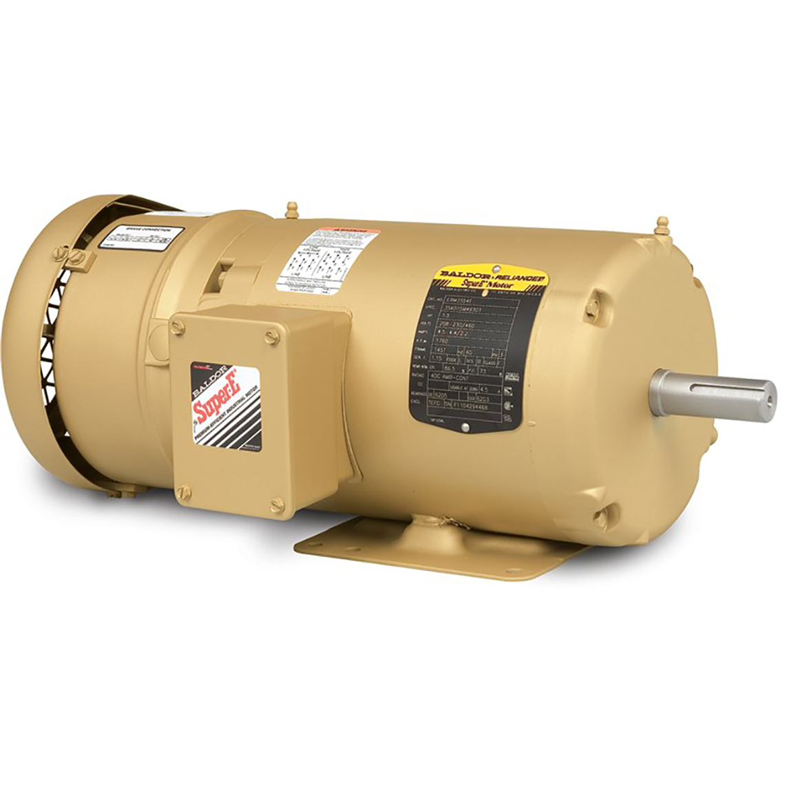EBM3710T ABB Motor con freno, 7.5 HP, 1770 RPM, 3PH, 60HZ 1
