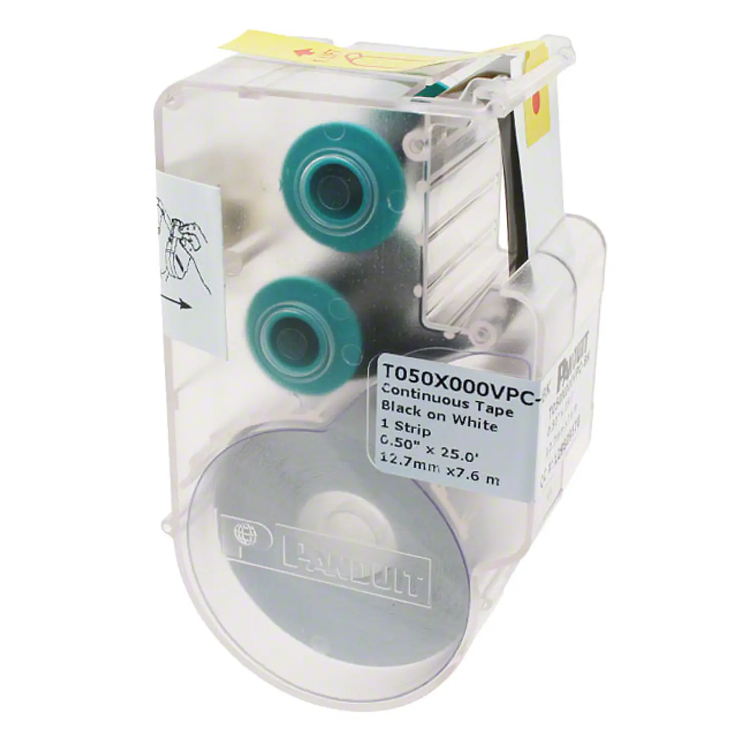 T050X000VPCBK PANDUIT Cinta adhesiva continua para etiquetado de cables 1