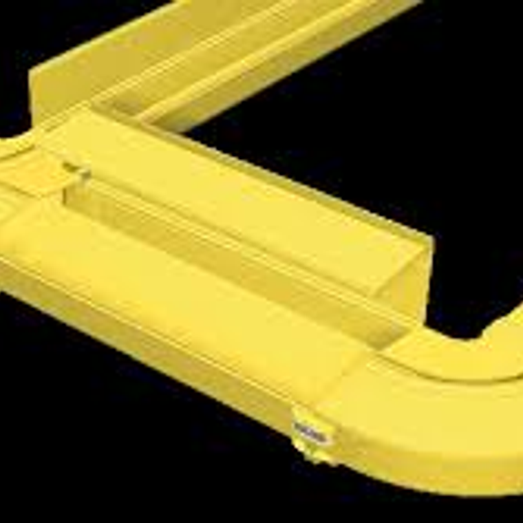 FVTHD2X2LYL PANDUIT Tee vertical de fibra, 90 grados, 2x2 1