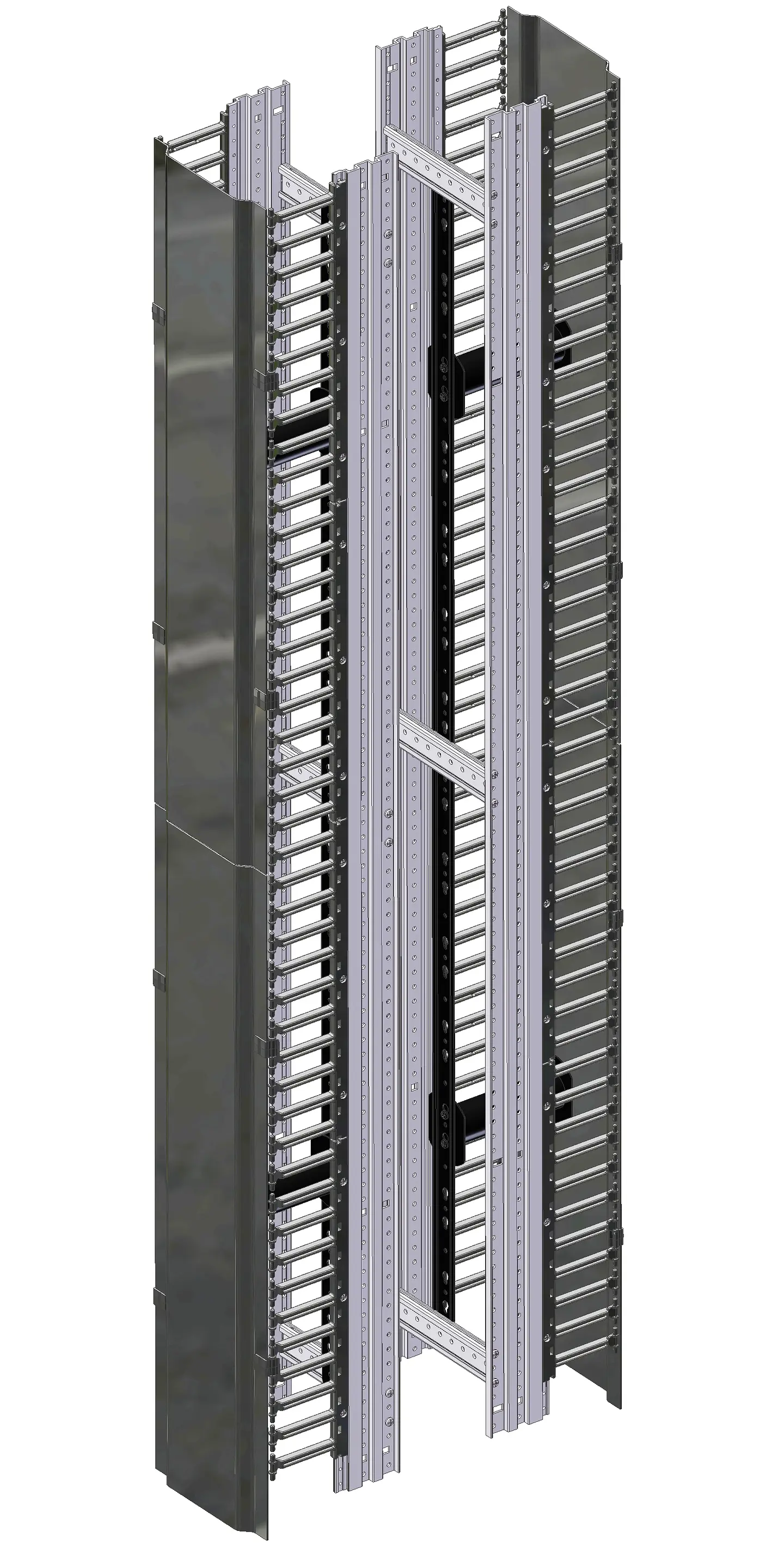 BHVHH03 BELDEN Administrador de cables vertical de alta densidad con puertas 1