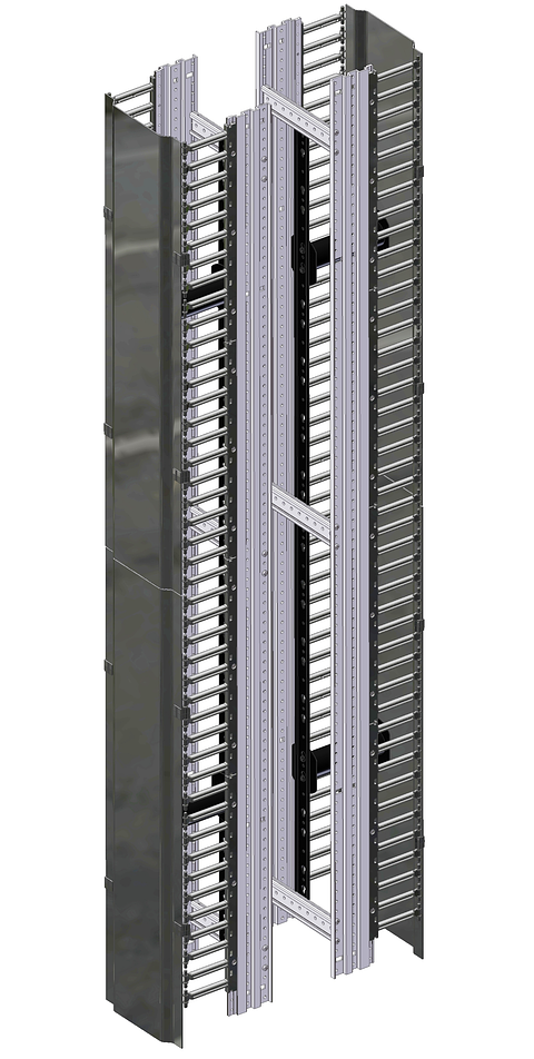 BHVHH03 BELDEN Administrador de cables vertical de alta densidad con puertas