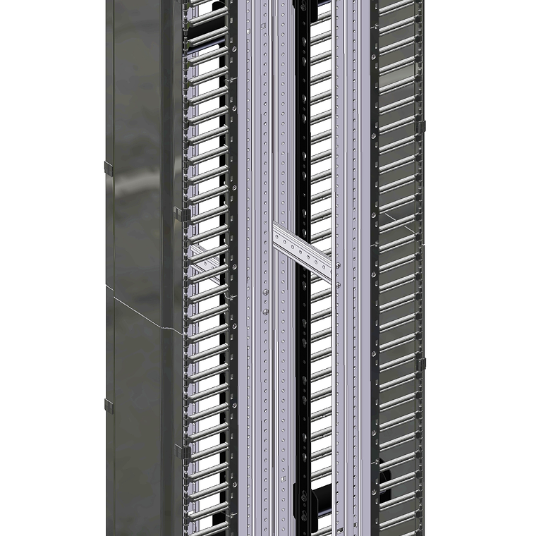 BHVHH03 BELDEN Administrador de cables vertical de alta densidad con puertas 1