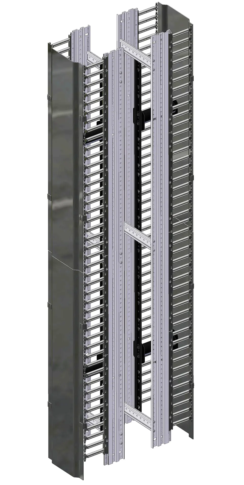 BHVHH03 BELDEN Administrador de cables vertical de alta densidad con puertas 1