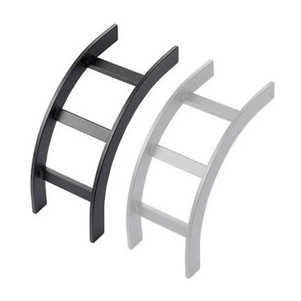 LIB12BLK HOFFMAN Sección curva vertical de escalera de cable 1