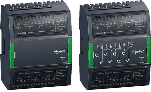 SXWAO8XXX10001 SCHNEIDER Módulo de E/S Central, SpaceLogic, 8 Salidas Analógicas