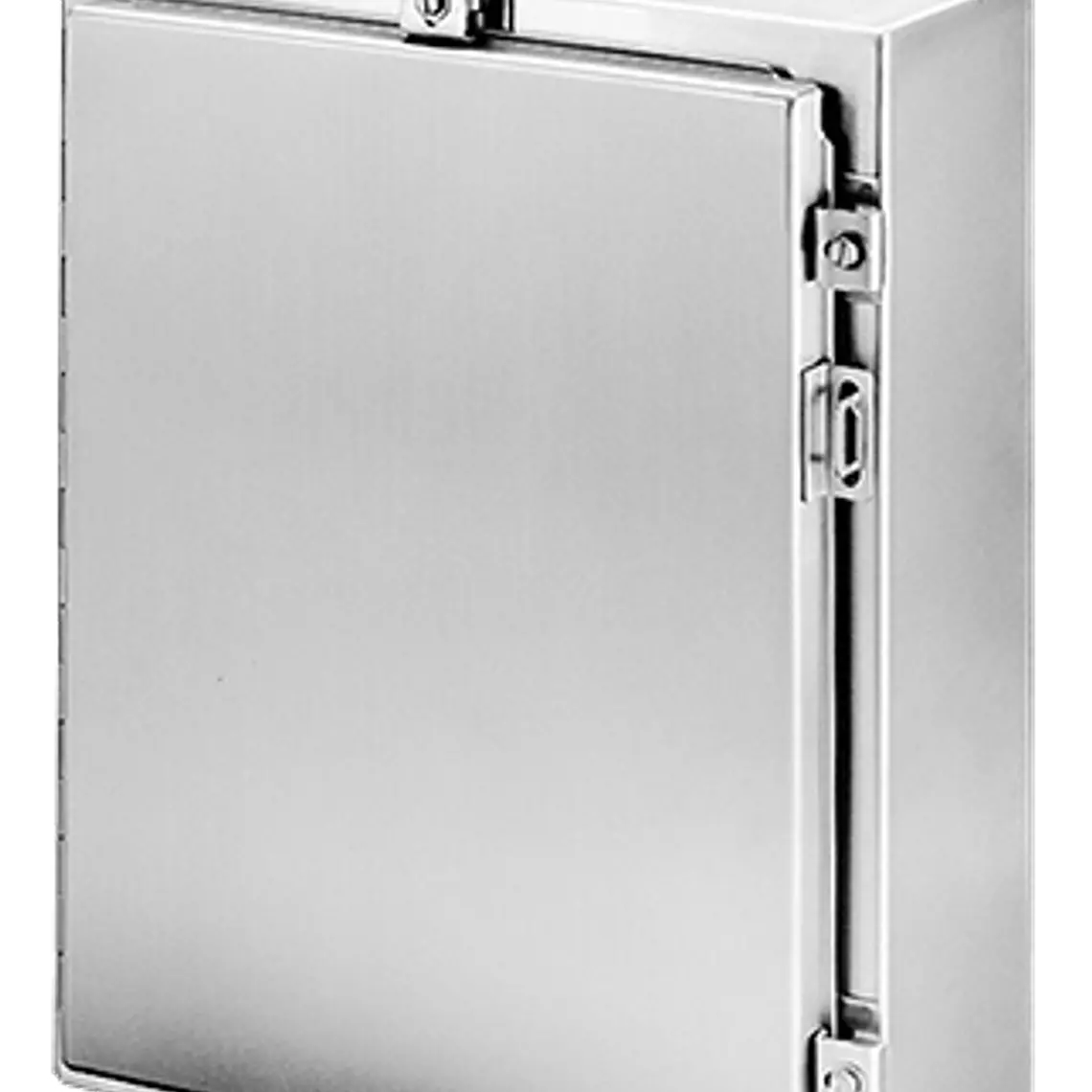 A48H3612SS6LP HOFFMAN Armario de pared con bisagra y abrazaderas NEMA Tipo 4X, 48x36x12, cepillado, SS316 1