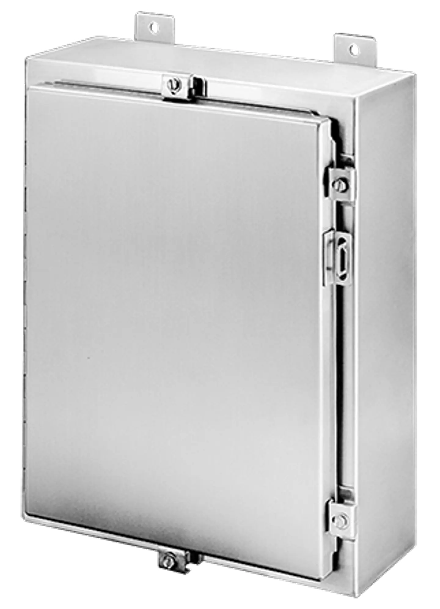 A48H3612SS6LP HOFFMAN Armario de pared con bisagra y abrazaderas NEMA Tipo 4X, 48x36x12, cepillado, SS316 1