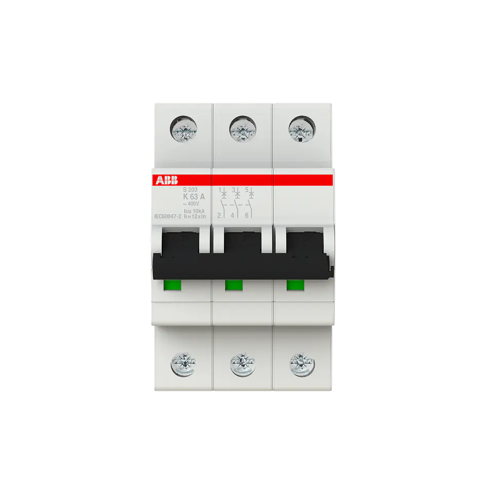 S203K63 ABB Interruptor automático de circuito miniatura 1