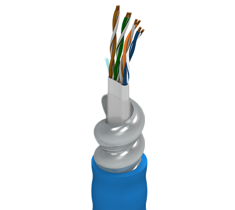 121872A0101000 BELDEN Cable Ethernet Industrial DataTuff Cat 6, 4 pares unidos 23AWG, armadura de aluminio, chaqueta de PVC, 1000', Negro