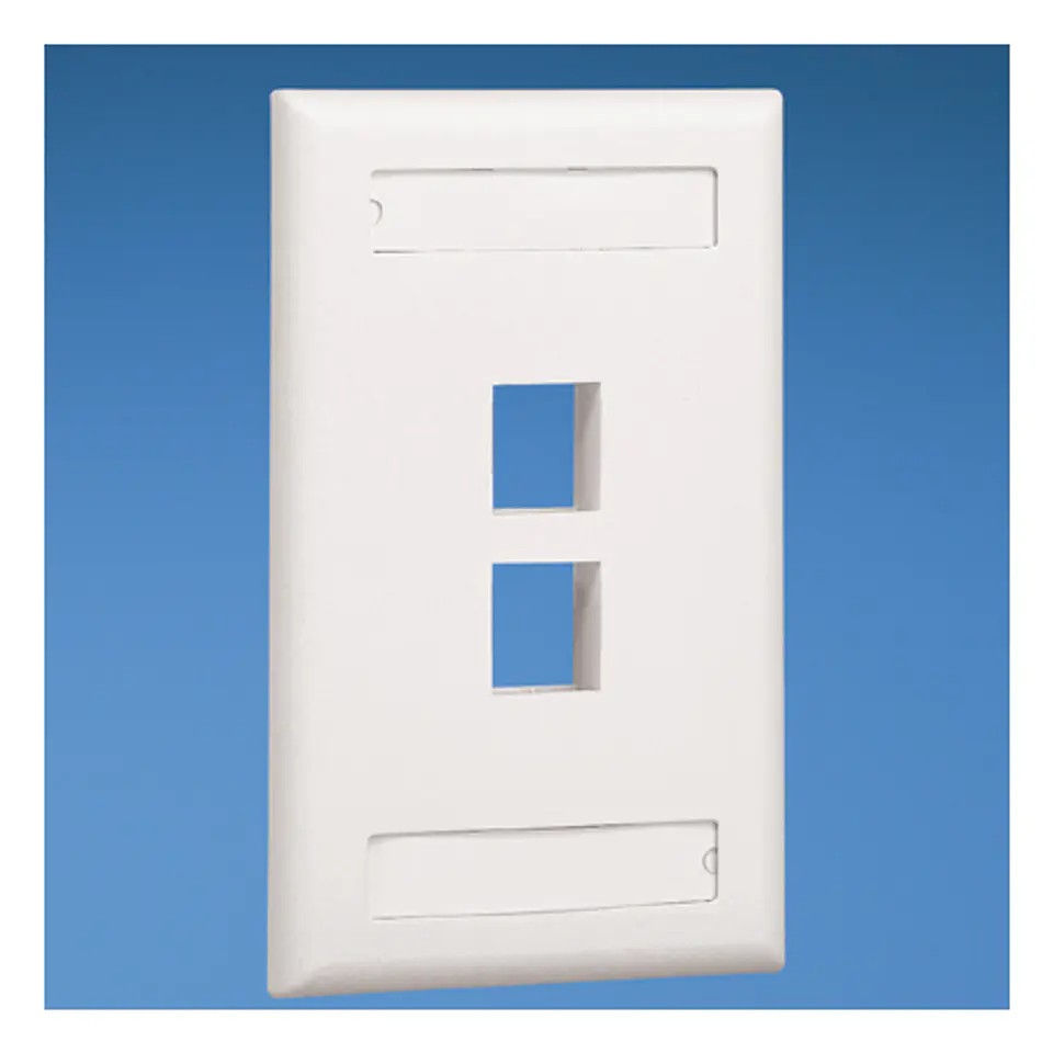 NK2FIWY NETKEY Placa de pared vertical para 2 módulos NetKey® 1