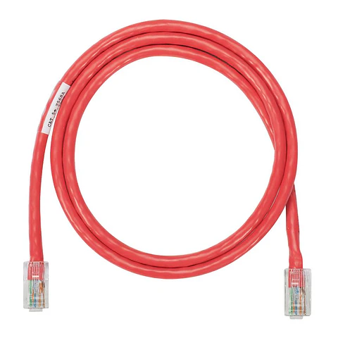 NK5EPC10RDY NETKEY Cable de parche UTP Categoría 5e, Rojo, 10 pies