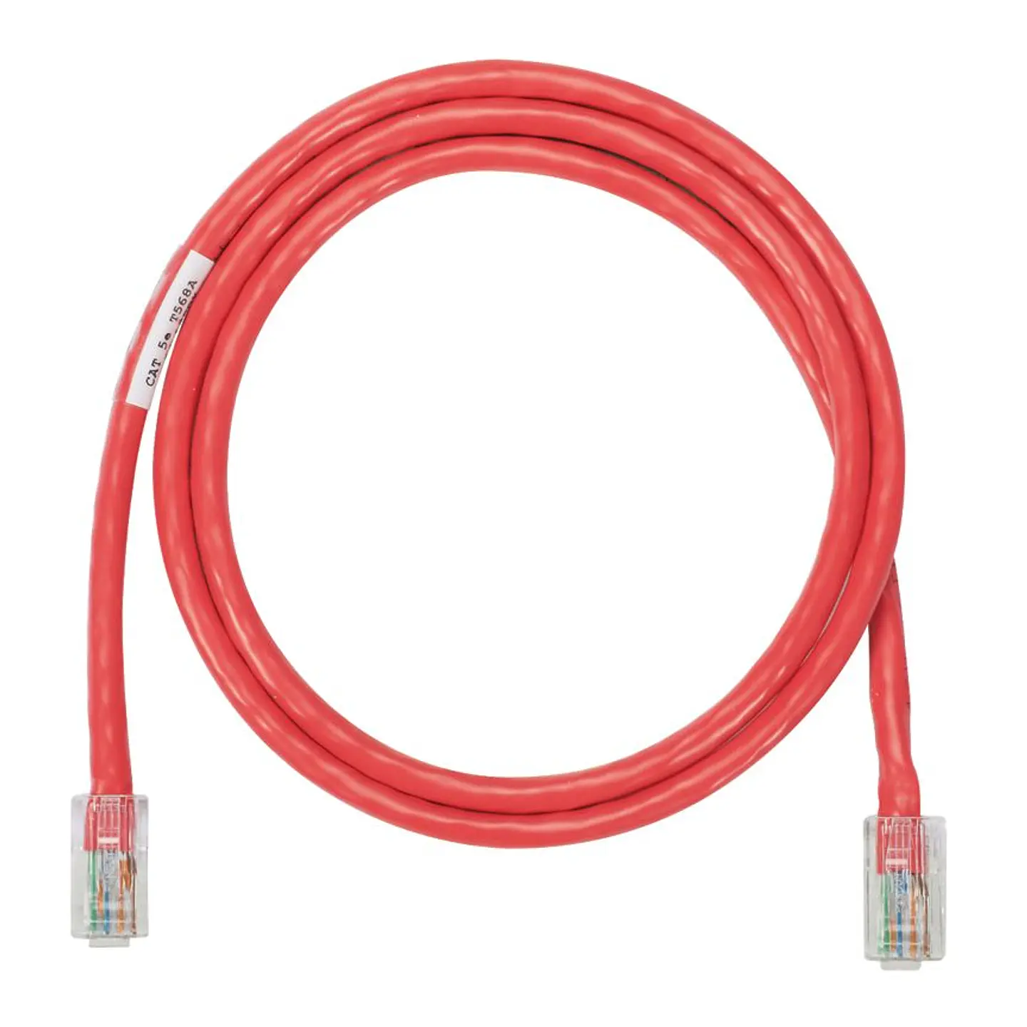 NK5EPC10RDY NETKEY Cable de parche UTP Categoría 5e, Rojo, 10 pies 1
