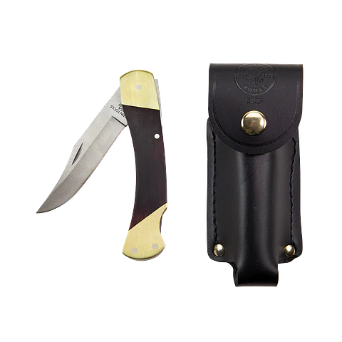 44037 KLEIN TOOLS Cuchillo plegable Sportsman con cuchilla de punta drop de 3-3/8 pulgadas