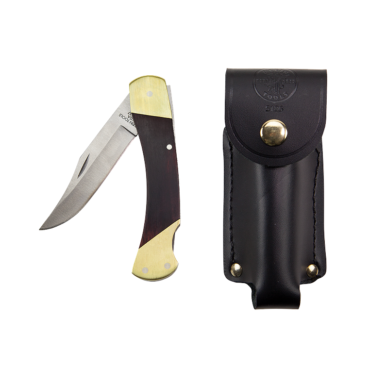 44037 KLEIN TOOLS Cuchillo plegable Sportsman con cuchilla de punta drop de 3-3/8 pulgadas 1