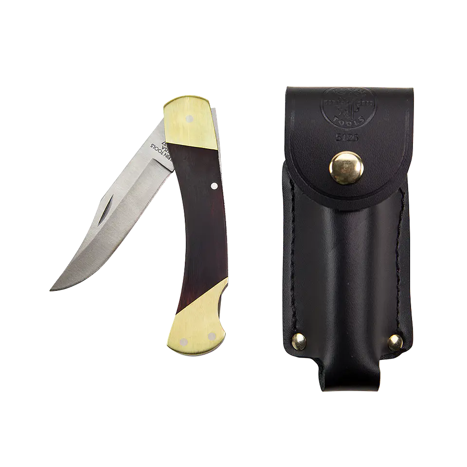 44037 KLEIN TOOLS Cuchillo plegable Sportsman con cuchilla de punta drop de 3-3/8 pulgadas 1
