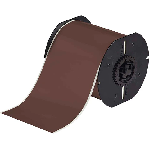 B30C-4000-595-BR BRADY Cinta de etiquetas de vinilo cafe