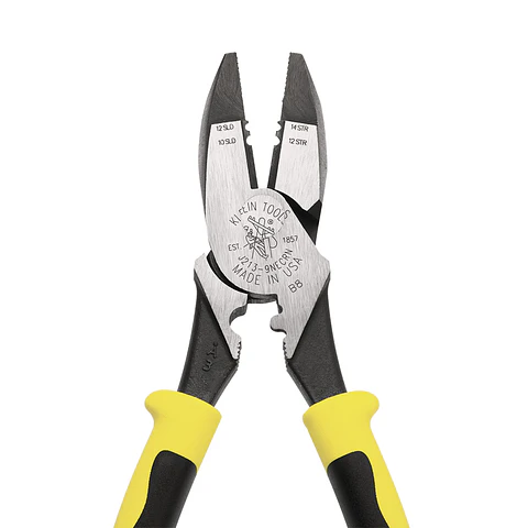 J213-9NECRN KLEIN TOOLS Alicates de corte lateral con pelacables/crimpadora