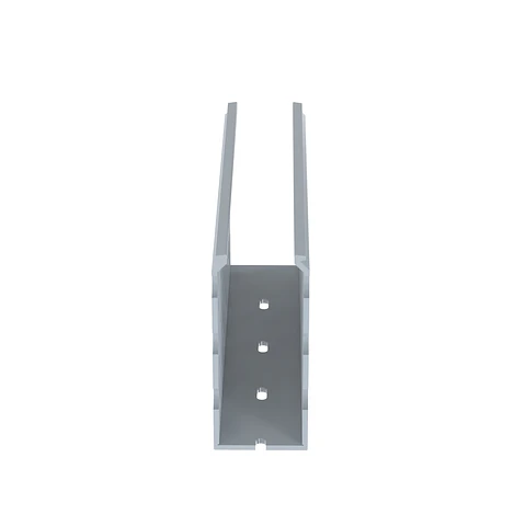 D1.5X4LG6 PANDUIT Panduct Type D Conducto para cableado con agujeros redondos de 1.5" x 4" x 6 ft, color gris claro.