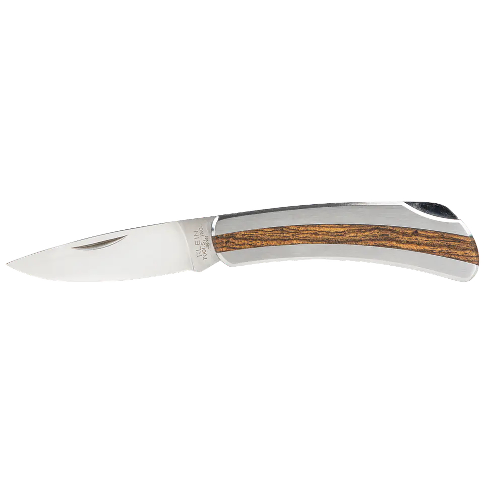 44034 KLEIN TOOLS Cuchillo de bolsillo de acero inoxidable con hoja de 3 pulgadas 1
