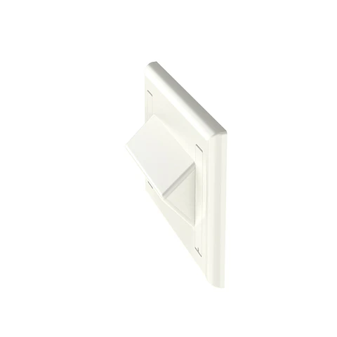 NK4HSFIWY NETKEY Placa de montaje empotrada horizontal con 4 puertos y etiquetas