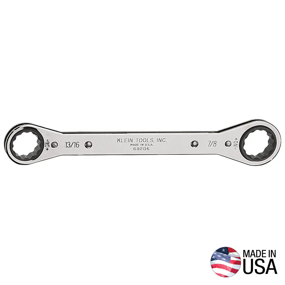 68206 KLEIN TOOLS Llave de caja de trinquete 13/16 x 7/8 pulgadas 1