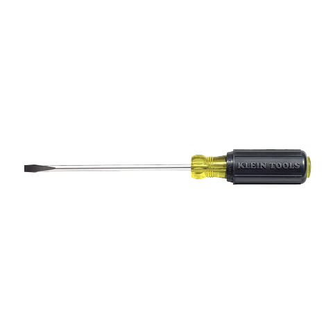 605-8 KLEIN TOOLS Destornillador de gabinete de 1/4 de pulgada, resistente, de mango redondo de 8 pulgadas