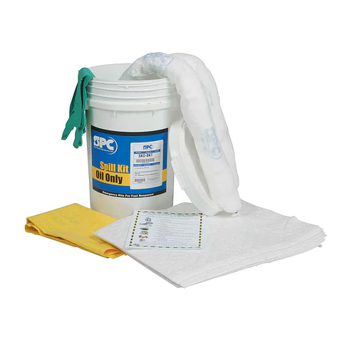 SKO-BKT BRADY Kit portátil para derrames de aceite