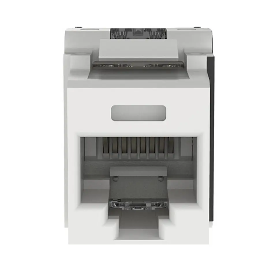 NK6X88MWH NETKEY Módulo Jack Keystone RJ45 Punchdown UTP CAT6A 1