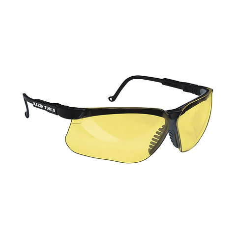 60049 KLEIN TOOLS Gafas de seguridad con armazón negro y lente ámbar