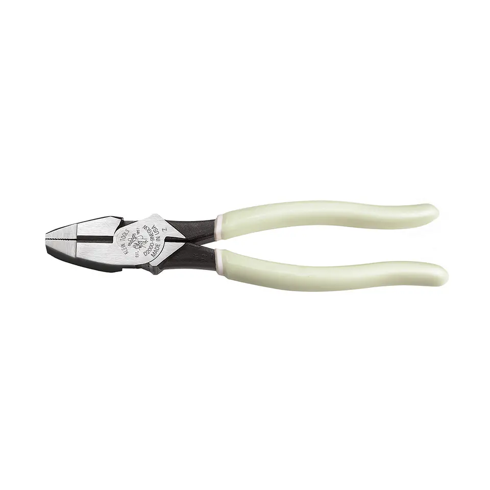 D2000-9NEGLW KLEIN TOOLS Alicates de corte lateral de alta visibilidad y alta palanca 1