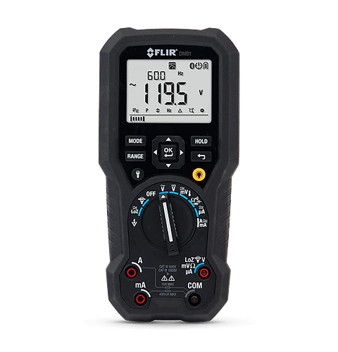 FLIR-DM91 FLIR Multímetro digital TRMS industrial con registro de datos (inalámbrico)